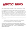 Satco LED Bulbs Warranty - 5 Years_10hrs per day use Satco LED Bulbs Warranty - 5 Years_10hrs per day use