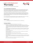 Avantco Warranty Revised-All Brand _2yr replacement