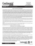 Continental Refrigerator Warranty Continental Refrigerator Warranty