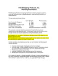 PAC Strapping Products, Inc. Warranty PAC Strapping Products, Inc. Warranty