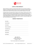 Western-Fabricating-LLC-Warranty Western-Fabricating-LLC-Warranty