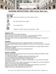 Garneir Thie Washing instructions 100% Cotton Bed Linen Garneir Thie Washing instructions 100% Cotton Bed Linen