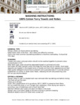 Washing instructions 100? Cotton Terry Towels and Robes Washing instructions 100? Cotton Terry Towels and Robes