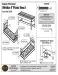 Weldon 4 ft. Backless Bench_Assembly Weldon 4 ft. Backless Bench_Assembly