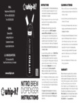 Whip It Nitro Dispenser Instructions