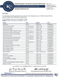 White Toque Kosher Certificate