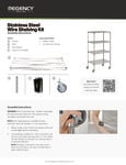 Regency Spec Line Wire Shelving Assembly Instructions Regency Spec Line Wire Shelving Assembly Instructions