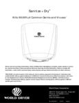 World Dryer Sanitizing Dryer_Op_Ins_Instructions