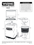 Waring WSG60 Parts Manual