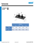 Wanzl Gondola Shelf Capacity table