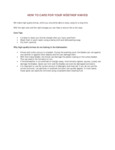 Wüsthof Cleaning Care Instructions Wüsthof Cleaning Care Instructions