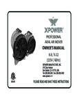 XPower X8/12 Manual XPower X8/12 Manual