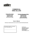 X_and_CH_Series_Commercial_Wine_Cellars_Use_and_Care X_and_CH_Series_Commercial_Wine_Cellars_Use_and_Care