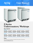 Z SeriesUndercounterWorktops_Manual Z SeriesUndercounterWorktops_Manual