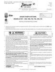 Zoeller IOM manual for 3 year warranty pumps Zoeller IOM manual for 3 year warranty pumps