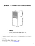ZoneAire Compact Portable_ZCP08SB and ZCP10SB instruction manual