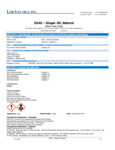 0540 Ginger Oil SDS 0540 Ginger Oil SDS
