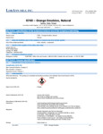 0760 ORANGE EMULSION SDS