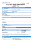 0774 CHERRY EMULSION SDS