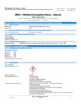0860 MENTHOL-EUCALYPTUS FLAVOR SDS