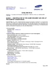  Battery Cell Samsung Safety Data Sheet