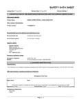 147AMBER1G 999AMBER SDS Sheet