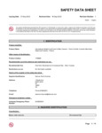 Cold Foam SDS