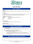 SDS Sheet