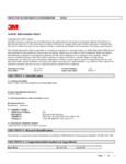 3M P95 Particulate Respirator 8271 SDS