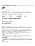 3M Solus 1000 Series Safety Glasses SDS 3M Solus 1000 Series Safety Glasses SDS