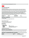 3M Ultimate FX Full Facepiece Reusable Respirator FF-400 SDS