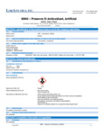 6060 PRESERVE IT ANTIOXIDANT, ARTIFICIAL SDS