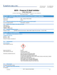6070 PRESERVE IT MOLD INHIBITOR SDS