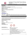 Arm and Hammer 22518600 Advance White SDS Sheet