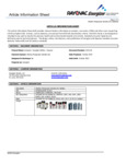 Energizer MAX AA, AAA, C, D, 9V SDS Sheet Energizer MAX AA, AAA, C, D, 9V SDS Sheet