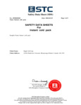 First Aid Only Instant Cold Pack SDS Sheet