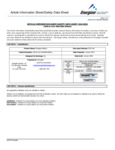 Battery Safety Data Sheet Battery Safety Data Sheet