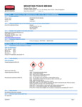 MB3000 MOUNTAIN PEAKS FG4012571 SDS