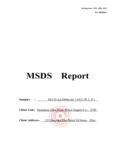 MSDS AA Ni-CAD 3.6V SDS