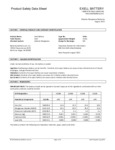 MSDS_Exell Alkaline Manganese Battery