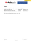 Safety Datasheet Lifeline View Pro & ECG Main Battery
