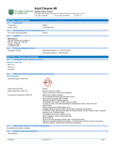 SDS Five Star Chemicals Acid #6