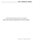Topa Ni-MH Battery MSDS Topa Ni-MH Battery MSDS