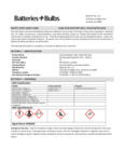 Valley Craft Lead Wet Acid SDS Valley Craft Lead Wet Acid SDS