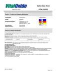 Vital Oxide SDS Vital Oxide SDS