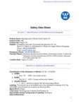 Westinghouse Oil MSDS