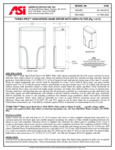 TURBO-PRO™ - AUTOMATIC HIGH-SPEED HAND DRYER spec sheet TURBO-PRO™ - AUTOMATIC HIGH-SPEED HAND DRYER spec sheet