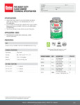 GAL PVC HEAVY DUTY CLEAR CEMENT spec sheet