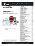 Kemp USA 10-160-F 258-Piece Medical Supply Pack F items list