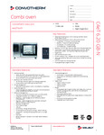 10-Convotherm maxx pro - easyTouch 6.20 Gas Boiler - Specification UL 10-Convotherm maxx pro - easyTouch 6.20 Gas Boiler - Specification UL